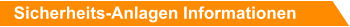 Sicherheits-Anlagen Informationen